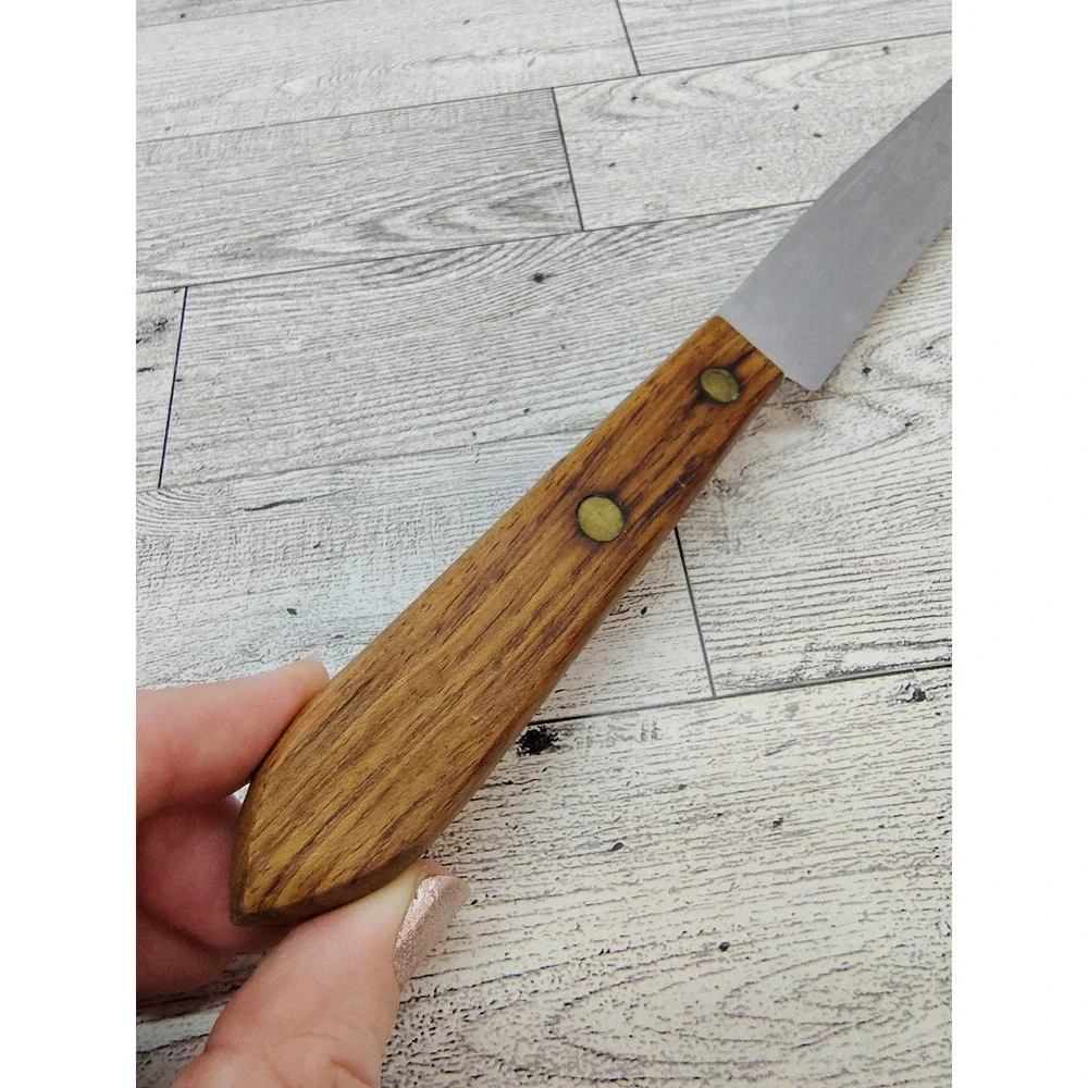 Vintage Cerny Parts Nebraska Advert Promo Utility Knife Saw Blade‎ Wood Handle